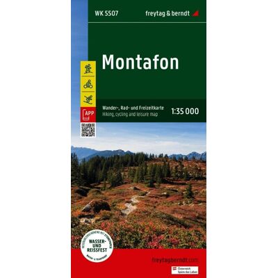 Montafon. Wodoodporna mapa turystyczna 1:35 000 Montafon. Wodoodporna mapa turystyczna 1:35 000