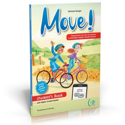 Move! Preparation for Cambridge YLE Movers. Podręcznik + Książka cyfrowa + nagrania online Move! Preparation for Cambridge YLE Movers. Podręcznik + Książka cyfrowa + nagrania online