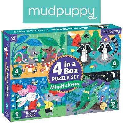 Mudpuppy, puzzle, progresywne „Uważność”, 4/6/9/12 el. Mudpuppy, puzzle, progresywne „Uważność”, 4/6/9/12 el.