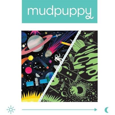 Mudpuppy, puzzle, rodzinne świecące w ciemności Kosmos, 500 el. Mudpuppy, puzzle, rodzinne świecące w ciemności Kosmos, 500 el.