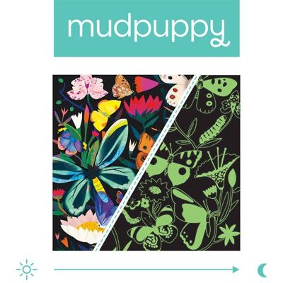 Mudpuppy, puzzle, rodzinne świecące w ciemności Motyle, 500 el. Mudpuppy, puzzle, rodzinne świecące w ciemności Motyle, 500 el.