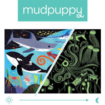 Mudpuppy, puzzle, świecące w ciemności Drapieżniki z oceanów, 100 el. Mudpuppy, puzzle, świecące w ciemności Drapieżniki z oceanów, 100 el.