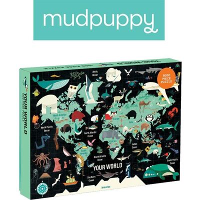 Mudpuppy, puzzle, Twój Świat, 1000 el. Mudpuppy, puzzle, Twój Świat, 1000 el.
