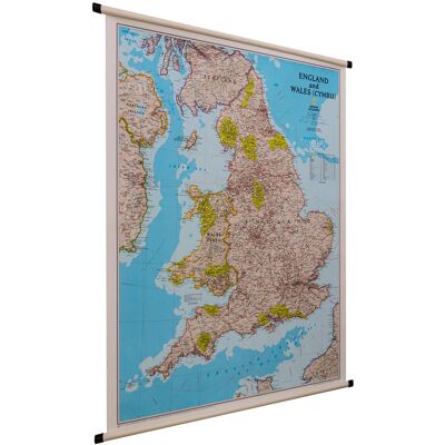 National Geographic, mapa ścienna polityczna Anglia i Walia Classic , 1:868 000 National Geographic, mapa ścienna polityczna Anglia i Walia Classic , 1:868 000