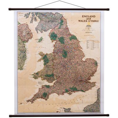 National Geographic, mapa ścienna polityczna Anglia i Walia Executive , 1:868 420 National Geographic, mapa ścienna polityczna Anglia i Walia Executive , 1:868 420