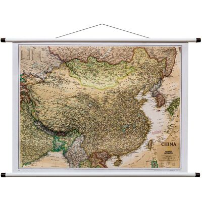National Geographic, mapa ścienna polityczna Chiny Executive , 1:7 804 000 National Geographic, mapa ścienna polityczna Chiny Executive , 1:7 804 000