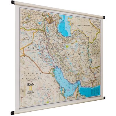 National Geographic, mapa ścienna polityczna Iran Classic , 1:3 696 000 National Geographic, mapa ścienna polityczna Iran Classic , 1:3 696 000