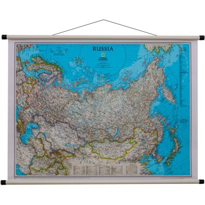National Geographic, Rosja Classic mapa ścienna polityczna, 1:12 376 000 National Geographic, Rosja Classic mapa ścienna polityczna, 1:12 376 000