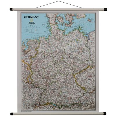 Niemcy Classic mapa ścienna polityczna 1:1 375 000, National Geographic Niemcy Classic mapa ścienna polityczna 1:1 375 000, National Geographic