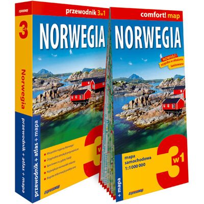 Norwegia. Przewodnik + atlas + mapa Norwegia. Przewodnik + atlas + mapa