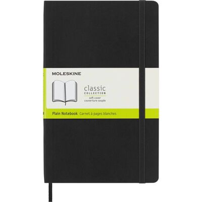 Notes Moleskine Classic L (13x21cm) Gładki, Miękka Oprawa, Czarny Notes Moleskine Classic L (13x21cm) Gładki, Miękka Oprawa, Czarny