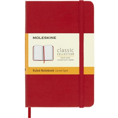 Notes Moleskine Classic P (9x14cm) W Linie, Twarda Oprawa, Czerwony Notes Moleskine Classic P (9x14cm) W Linie, Twarda Oprawa, Czerwony