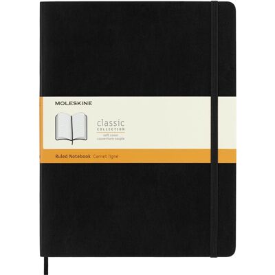 Notes Moleskine Classic Xl (19x25cm) W Linie, Miękka Oprawa, Czarny Notes Moleskine Classic Xl (19x25cm) W Linie, Miękka Oprawa, Czarny