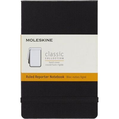 Notes Moleskine Reporterski P (9x14cm) W Linie, Twarda Oprawa, Czarny Notes Moleskine Reporterski P (9x14cm) W Linie, Twarda Oprawa, Czarny