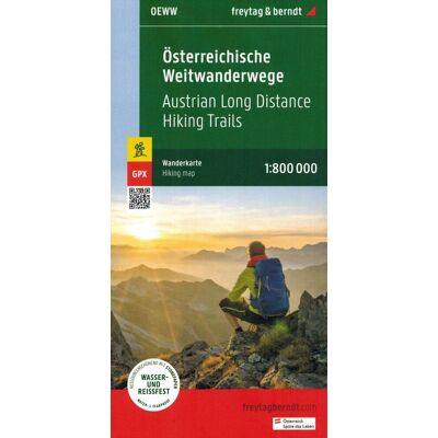 Österreichische Weitwanderwege / Austriackie szlaki długodystansowe. Wodoodporna mapa turystyczna OEWW Österreichische Weitwanderwege / Austriackie szlaki długodystansowe. Wodoodporna mapa turystyczna OEWW