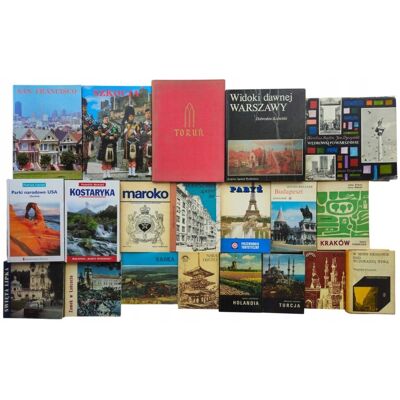 Pakiet 19x Książki Podróżnicze Przewodniki Miasta Kultura Architektura Pakiet 19x Książki Podróżnicze Przewodniki Miasta Kultura Architektura