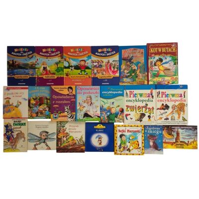 Pakiet 20x książki dla dzieci małych i dużych Grimm Bajki chińskie encyklopedia Pakiet 20x książki dla dzieci małych i dużych Grimm Bajki chińskie encyklopedia