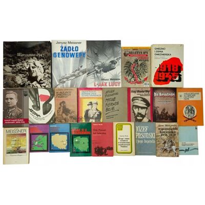 Pakiet 22x Historia Polska Piłsudski Żołnierze Wyklęci Meissner Wspomnienia Wojna Pakiet 22x Historia Polska Piłsudski Żołnierze Wyklęci Meissner Wspomnienia Wojna