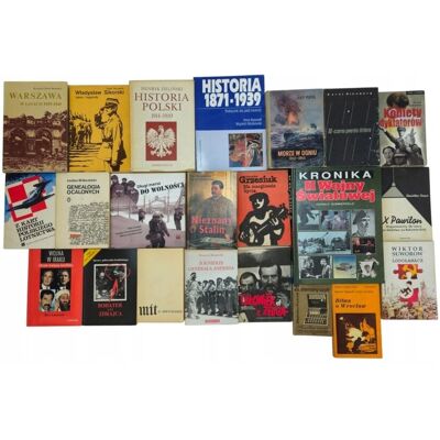 Pakiet 22x Książki Historia Wojskowość II Wojna Światowa Biografie Polityka Pakiet 22x Książki Historia Wojskowość II Wojna Światowa Biografie Polityka