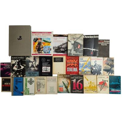 Pakiet 25x książki historia II wojna światowa Piłsudski Hitler Stalin Oświęcim Pakiet 25x książki historia II wojna światowa Piłsudski Hitler Stalin Oświęcim