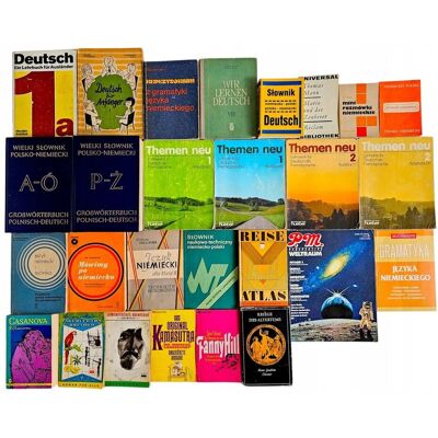 Pakiet 27x Książki Nauka Język Niemiecki Słowniki Gramatyka Podręczniki Literatura Pakiet 27x Książki Nauka Język Niemiecki Słowniki Gramatyka Podręczniki Literatura