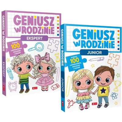 Pakiet: Geniusz w rodzinie. Ekspert / Geniusz w rodzinie. Junior Pakiet: Geniusz w rodzinie. Ekspert / Geniusz w rodzinie. Junior