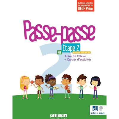 Passe passe 2 Etape 2 A1 podręcznik+ćwiczenia+audio online Passe passe 2 Etape 2 A1 podręcznik+ćwiczenia+audio online