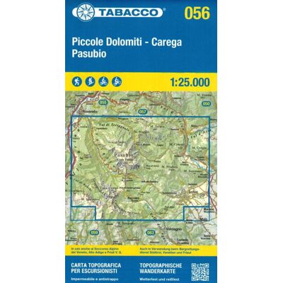 Piccole Dolomiti, Carega Pasubio. Wodoodporna mapa turystyczna 1:25 000 Piccole Dolomiti, Carega Pasubio. Wodoodporna mapa turystyczna 1:25 000
