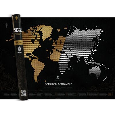 Playprint, mapa zdrapka, Loft black Playprint, mapa zdrapka, Loft black