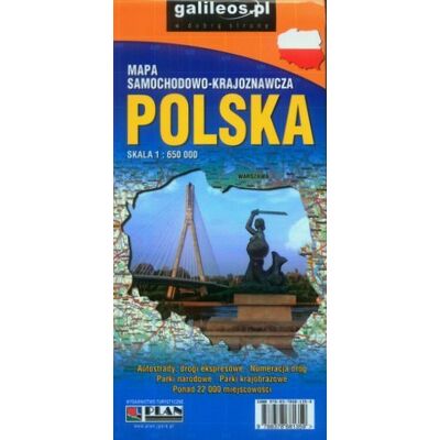 Polska. Mapa 1:650 000 Polska. Mapa 1:650 000