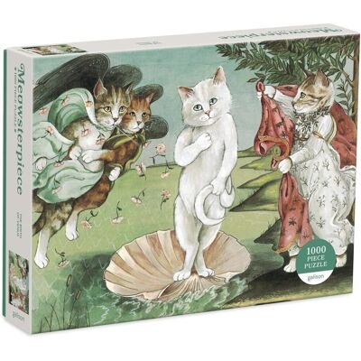 Galison Puzzle Birth Of Venus Meowsterpiece Of Western Art (1000 Elementów) Galison Puzzle Birth Of Venus Meowsterpiece Of Western Art (1000 Elementów)