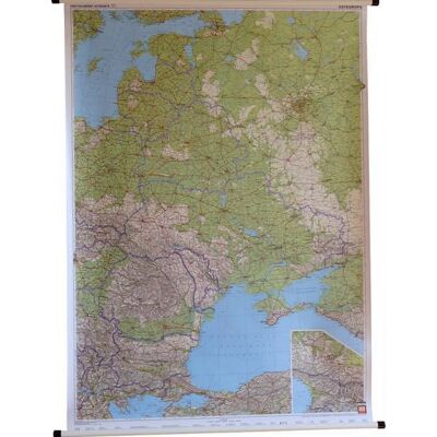 Rosja / Europa Wschodnia. Mapa ścienna samochodowa 1:2 000 000 / 1:8 000 000 Rosja / Europa Wschodnia. Mapa ścienna samochodowa 1:2 000 000 / 1:8 000 000