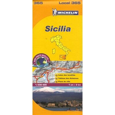 Sicilia. Mapa 1:200 000 Sicilia. Mapa 1:200 000