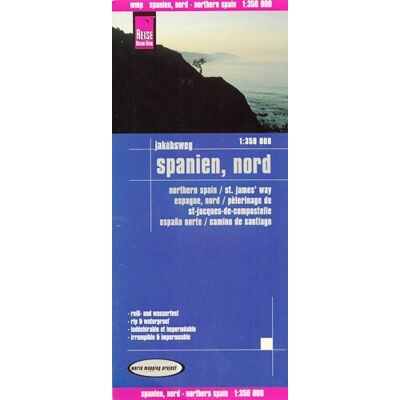 Spanien Nord. Mapa 1:350 000 Spanien Nord. Mapa 1:350 000