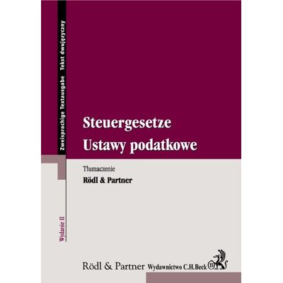 Steuergesetze. Ustawy podatkowe Steuergesetze. Ustawy podatkowe