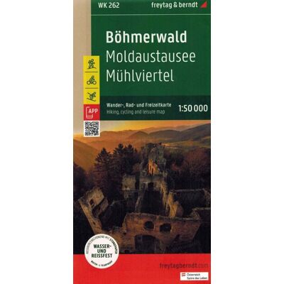 Szumawa / Bohmerwald, Moldaustausee, Muhlviertel. Wodoodporna mapa turystyczna 1:50 000 Szumawa / Bohmerwald, Moldaustausee, Muhlviertel. Wodoodporna mapa turystyczna 1:50 000