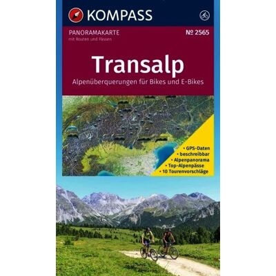 Transalp / Alpy. Długodystansowe szlaki rowerowe. Mapa rowerowa Transalp / Alpy. Długodystansowe szlaki rowerowe. Mapa rowerowa