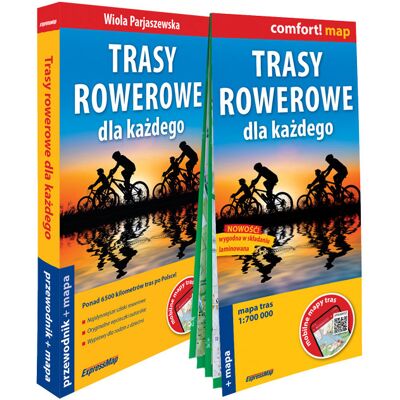 Trasy rowerowe dla każdego 2w1: przewodnik + mapa Trasy rowerowe dla każdego 2w1: przewodnik + mapa
