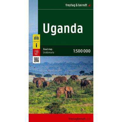 Uganda. Mapa samochodowo-turystyczna 1:500 000 Uganda. Mapa samochodowo-turystyczna 1:500 000