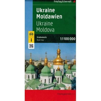 Ukraina, Mołdawia. Mapa samochodowa 1:1 100 000 Ukraina, Mołdawia. Mapa samochodowa 1:1 100 000