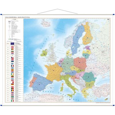 Unia Europejska mapa ścienna polityczna, 1:3 750 000 Unia Europejska mapa ścienna polityczna, 1:3 750 000
