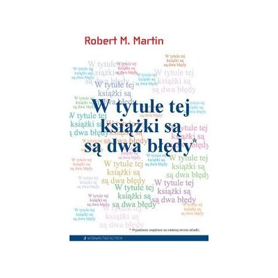 W tytule tej książki są są dwa błędy W tytule tej książki są są dwa błędy