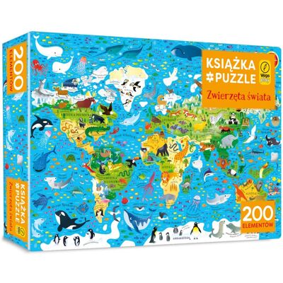 Grupa Wydawnicza Foksal Wilga Play, puzzle, Zwierzęta Świata, 200 el. Grupa Wydawnicza Foksal Wilga Play, puzzle, Zwierzęta Świata, 200 el.