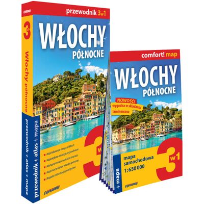 Włochy północne 3w1: przewodnik + atlas + mapa Włochy północne 3w1: przewodnik + atlas + mapa