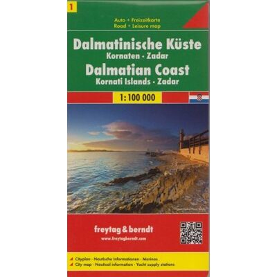 Wybrzeże Dalmatyńskie. Mapa 1:100 000 Wybrzeże Dalmatyńskie. Mapa 1:100 000
