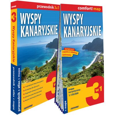 Wyspy Kanaryjskie 3w1: przewodnik + atlas + mapa Wyspy Kanaryjskie 3w1: przewodnik + atlas + mapa