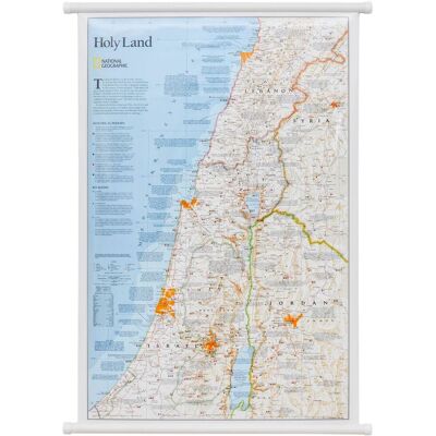Ziemia Święta. Liban, Syria, Izrael, Jordania. Mapa ścienna 1:405 500 Ziemia Święta. Liban, Syria, Izrael, Jordania. Mapa ścienna 1:405 500