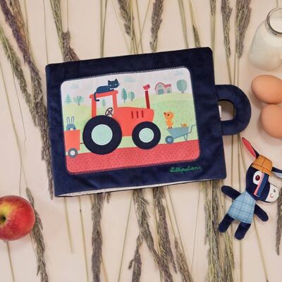 Lilliputiens Miękka Książeczka Aktywizująca 'Osiołek Ignace Na Farmie' 18 M+ Lilliputiens Miękka Książeczka Aktywizująca 'Osiołek Ignace Na Farmie' 18 M+