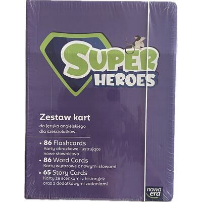 Super Heroes Flashcards Story Word Cards Zestaw Kart Obrazkowych Komplet Super Heroes Flashcards Story Word Cards Zestaw Kart Obrazkowych Komplet