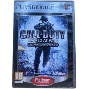 Activision Gra CALL OF DUTY WORLD AT WAR FINAL FRONTS Sony PlayStation 2 PS2 Activision Gra CALL OF DUTY WORLD AT WAR FINAL FRONTS Sony PlayStation 2 PS2